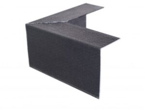 Right angle roof trim : 150mm face x 75 mm fixing arm External corner
