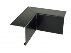 Liquid roof trim : 100mm face x 75 mm fixing arm Internal corner