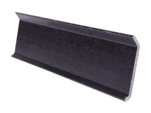 65 mm GRP Felt Roof Termination Bar - 2.5m Black