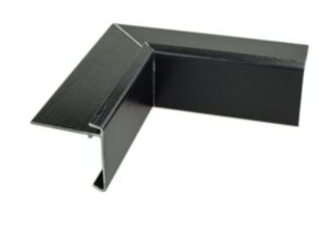 GRP felt trim 65mm face x 65mm fixing arm Internal Corner