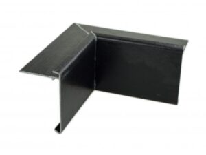 100mm face GRP felt trim x 65mm fixing arm Internal Corner