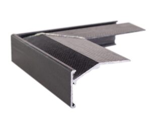 GRP felt trim 50mm face x 50mm fixing arm + 30mm overhang External Corner