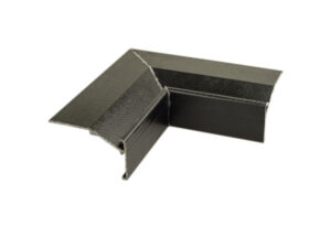 GRP felt trim 50mm face x 50mm fixing arm + 30mm overhang Internal Corner