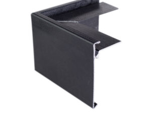 GRP asphalt trim: 150mm face x 75mm fixing arm External corner