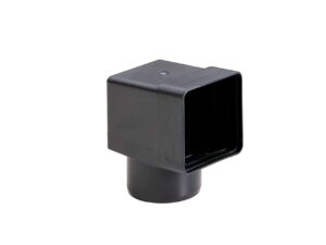 Universal Pipe Connector - 100mm round to 100mm x 100mm square